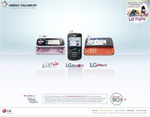 LG gara sms